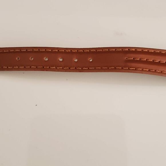 Ohio State Buckeyes Women's Watch Gold Tone Brown Band - Picture 6 of 11